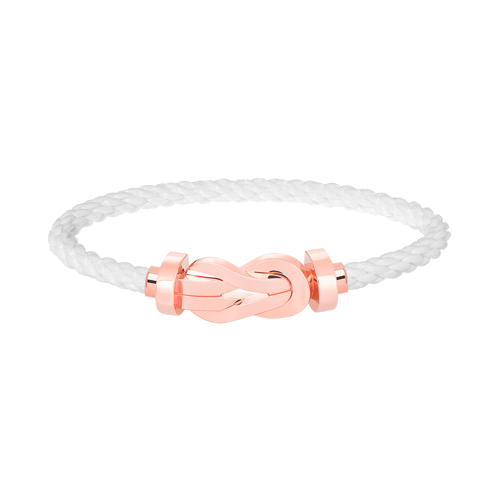 [Frd]CHANCE LARGE 8 FIGURE BUCKLE NO DIAMOND BRACELET ROSE GOLD