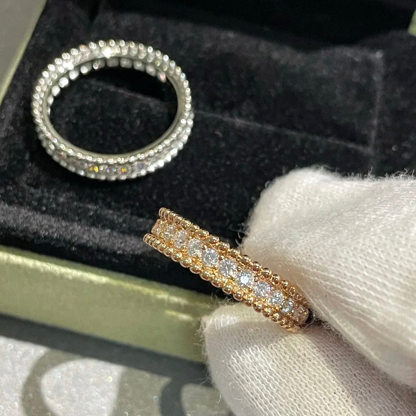 [VCA]PERLEE DIAMOND SILVER RING