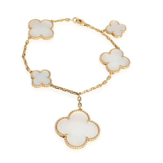 [VCA]MAGIC CLOVER MOP GOLD BRACELET 5 MOTIFS