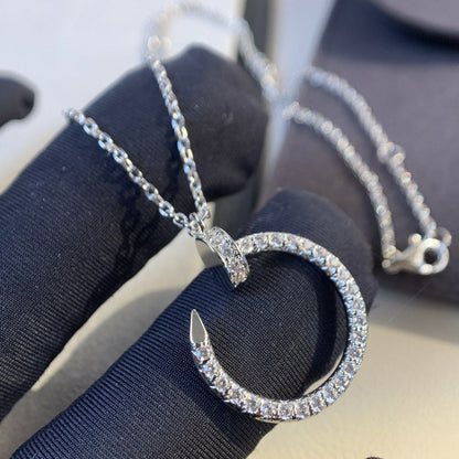 [CAT]JUSTE NECKLACE SILVER DIAMONDS