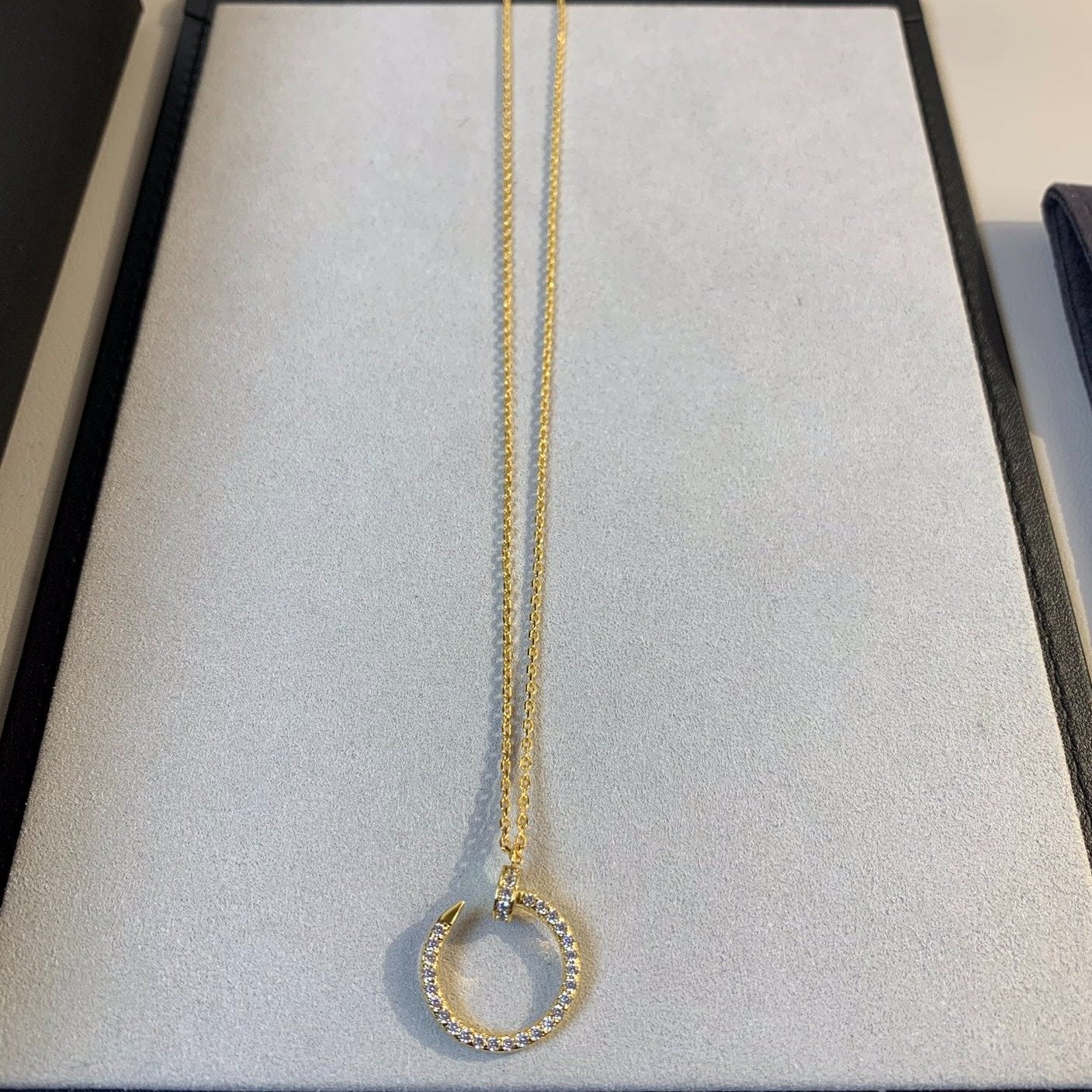 [CAT]JUSTE NECKLACE GOLD DIAMONDS