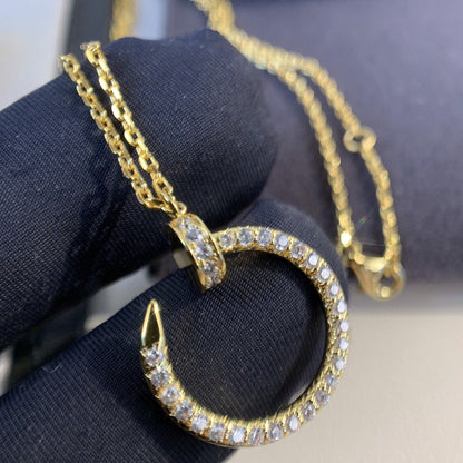 [CAT]JUSTE NECKLACE GOLD DIAMONDS