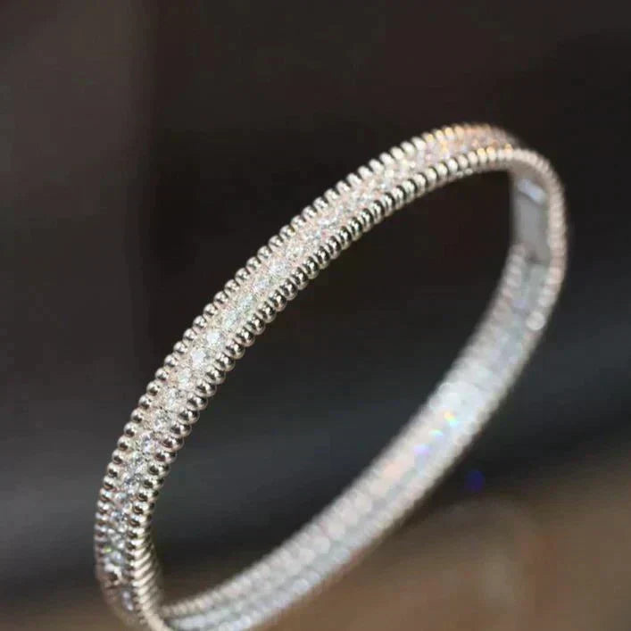 [VCA]PERLEE DIAMONDS BRACELET 1 ROW