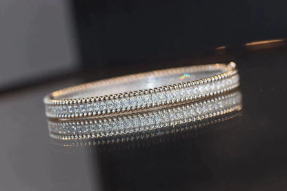 [VCA]PERLEE DIAMONDS BRACELET 1 ROW