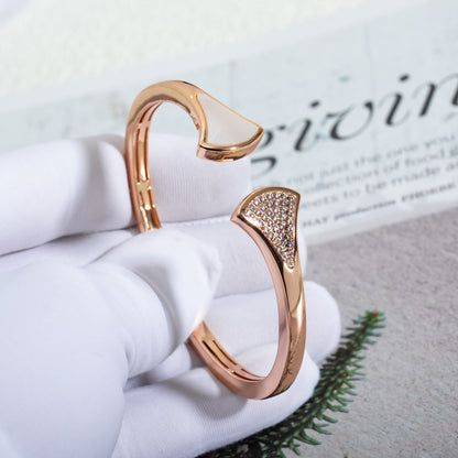 [Blar]DREAM BRACELET OPEN PINK GOLD MOP DIAMOND