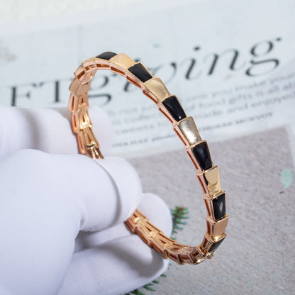 [Blar]SERPENTI BRACELET PINK GOLD ONYX