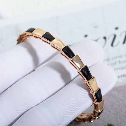 [Blar]SERPENTI BRACELET PINK GOLD ONYX