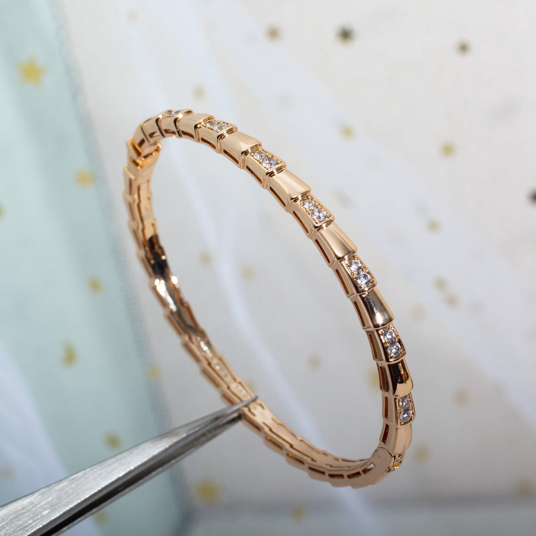 [Blar]SERPENTI SMALL BRACELET PINK GOLD DIAMOND