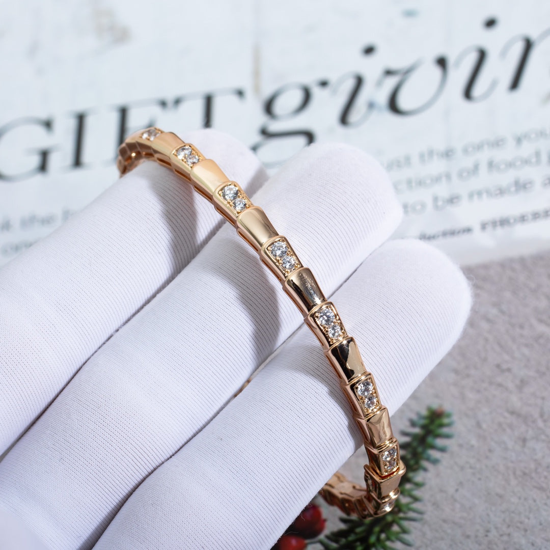 [Blar]SERPENTI BRACELET PINK GOLD DIAMOND