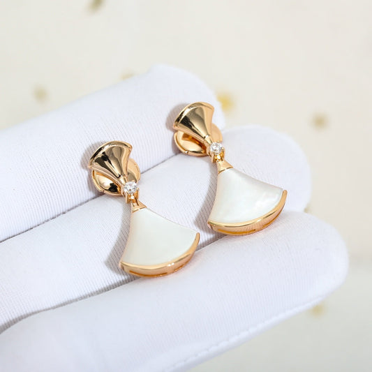 [Blar]DREAM MOP PINK GOLD EARRINGS