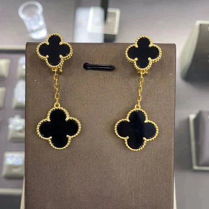 [VCA]CLOVER 2 MOTIFS  EARRINGS (MULTIPLE CHOICESC