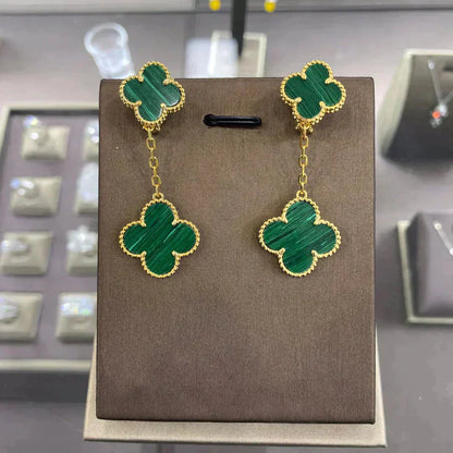 [VCA]CLOVER 2 MOTIFS  EARRINGS (MULTIPLE CHOICESC