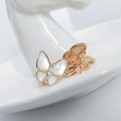 [VCA]BUTTERFLY MOP DIAMOND EARRINGS