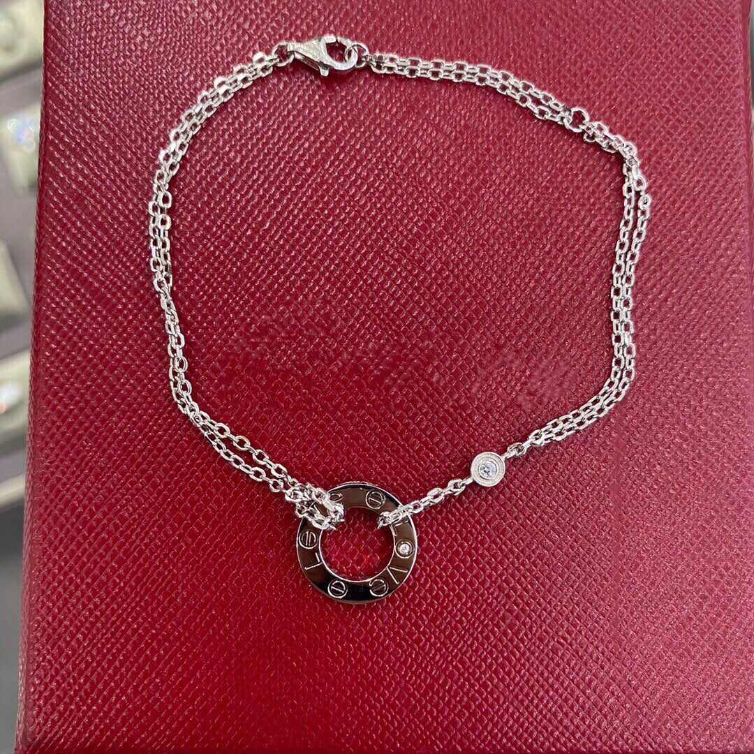 [CAT]LOVE BRACELET 2 DIAMOND