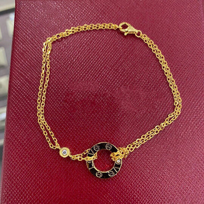 [CAT]LOVE BRACELET 2 DIAMOND