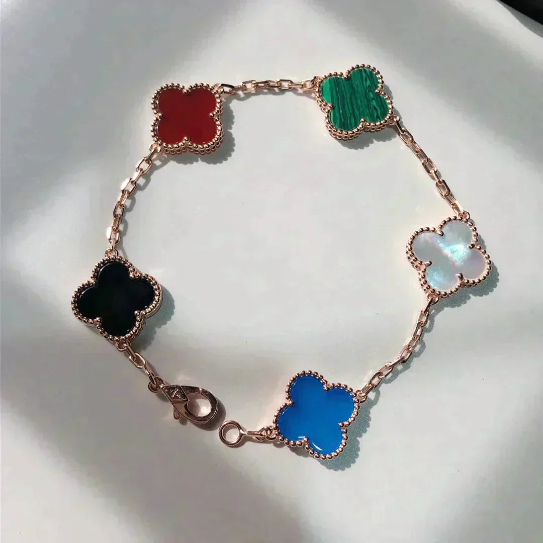 [VCA]CLOVER 5 MOTIFS MULTICOLOR  BRACELET