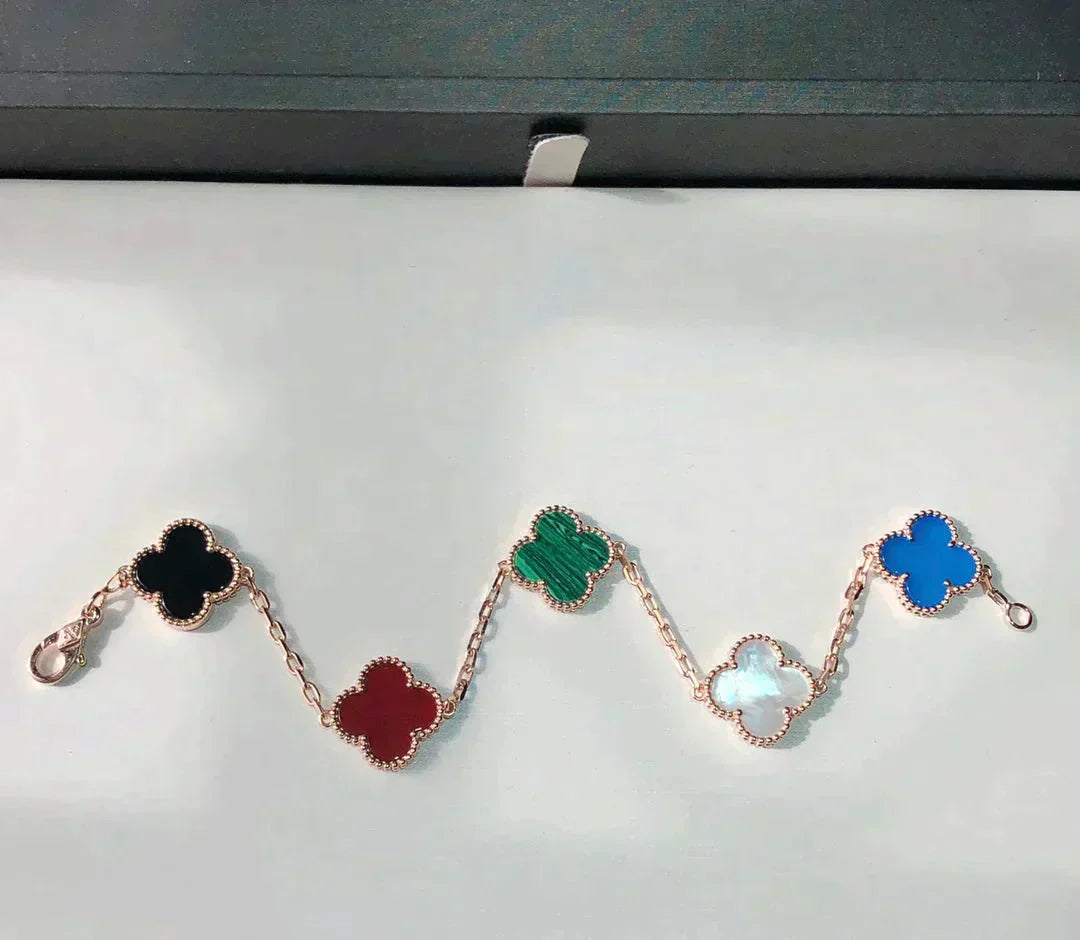 [VCA]CLOVER 5 MOTIFS MULTICOLOR  BRACELET