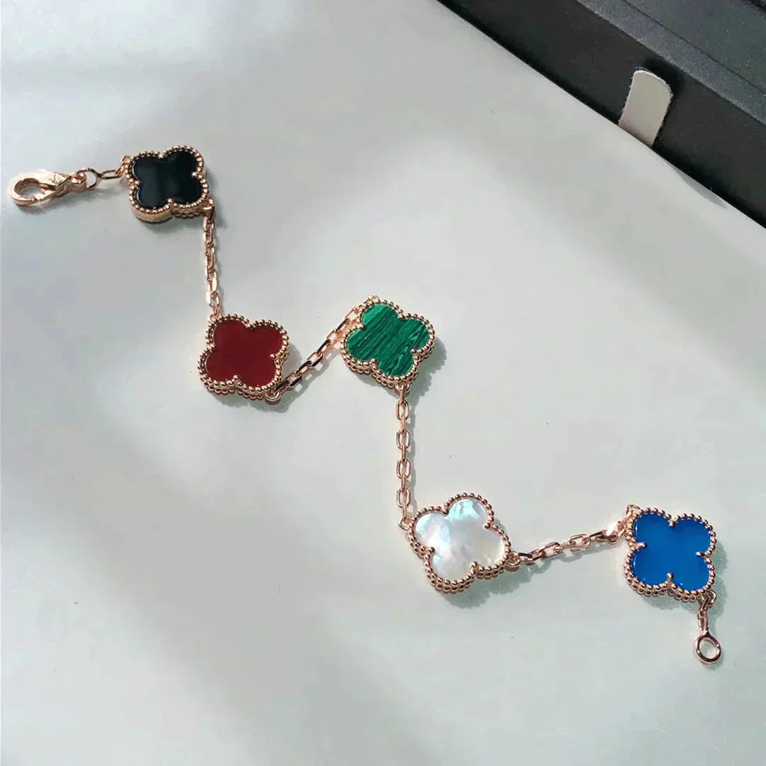 [VCA]CLOVER 5 MOTIFS MULTICOLOR  BRACELET