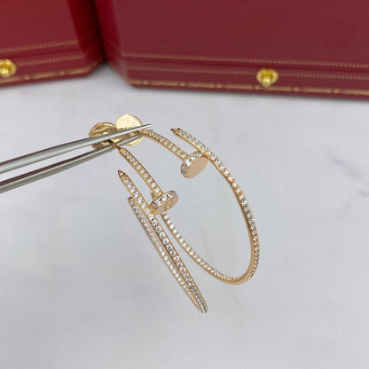 [CAT]JUSTE EARRINGS FULL DIAMONDS 1.8MM