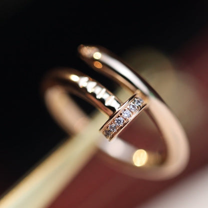 [CAT]JUSTE RING 2.65MM PINK GOLD DIAMOND