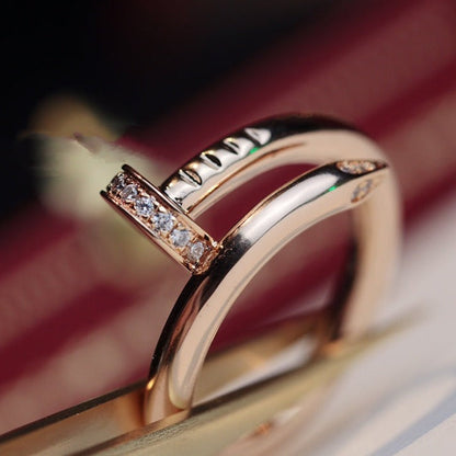 [CAT]JUSTE RING 2.65MM PINK GOLD DIAMOND