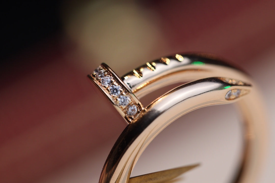 [CAT]JUSTE RING 2.65MM PINK GOLD DIAMOND