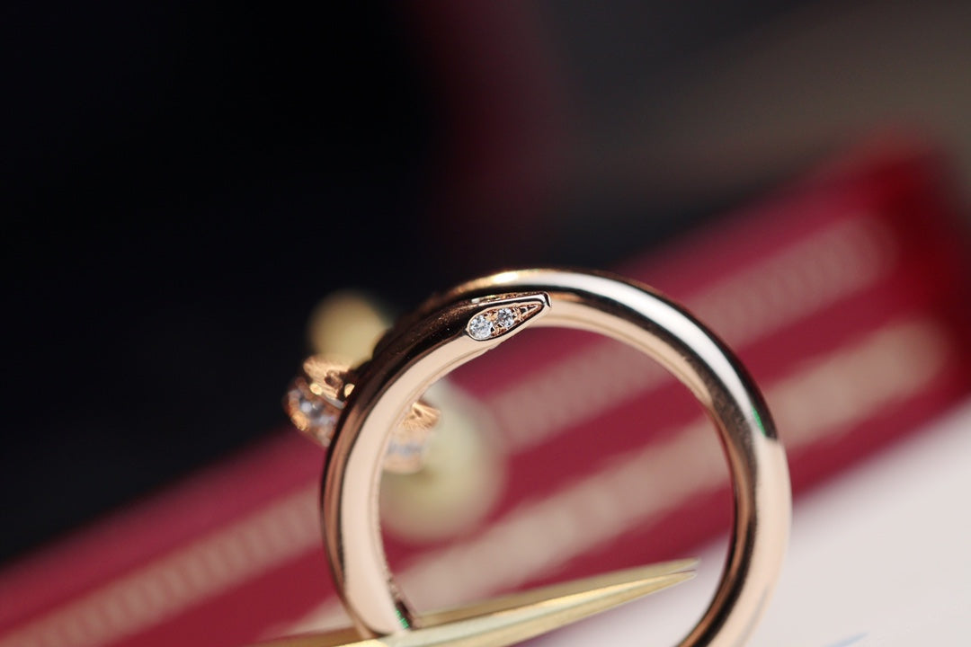 [CAT]JUSTE RING 2.65MM PINK GOLD DIAMOND