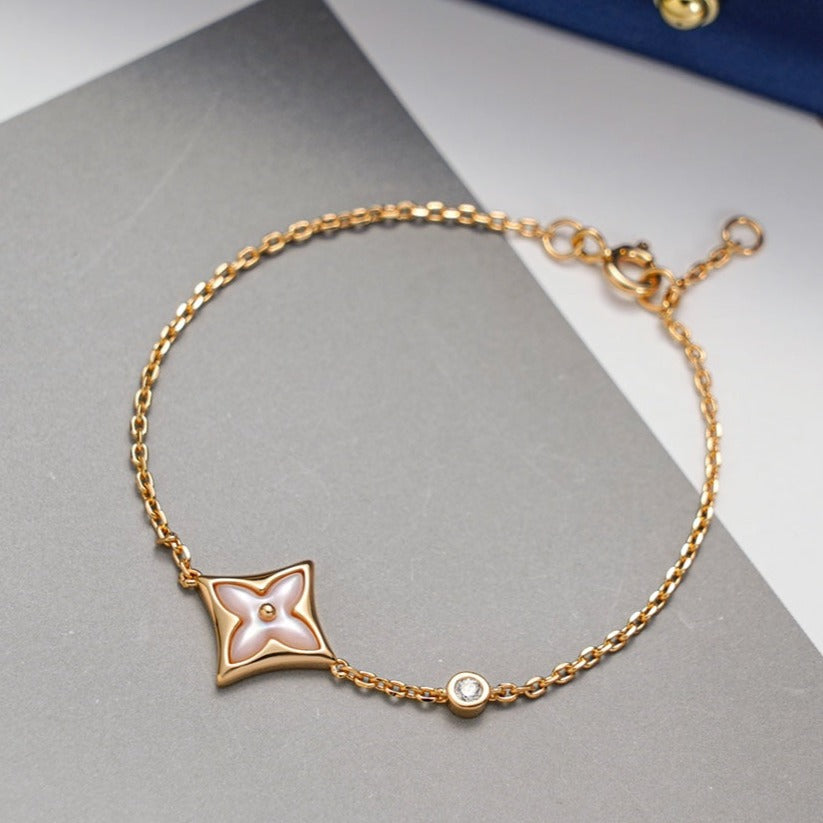 [Loui]STAR 1 DIAMOND PINK GOLD BRACELET