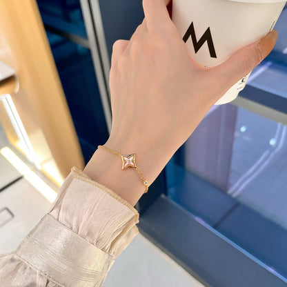 [Loui]STAR 1 DIAMOND PINK GOLD BRACELET