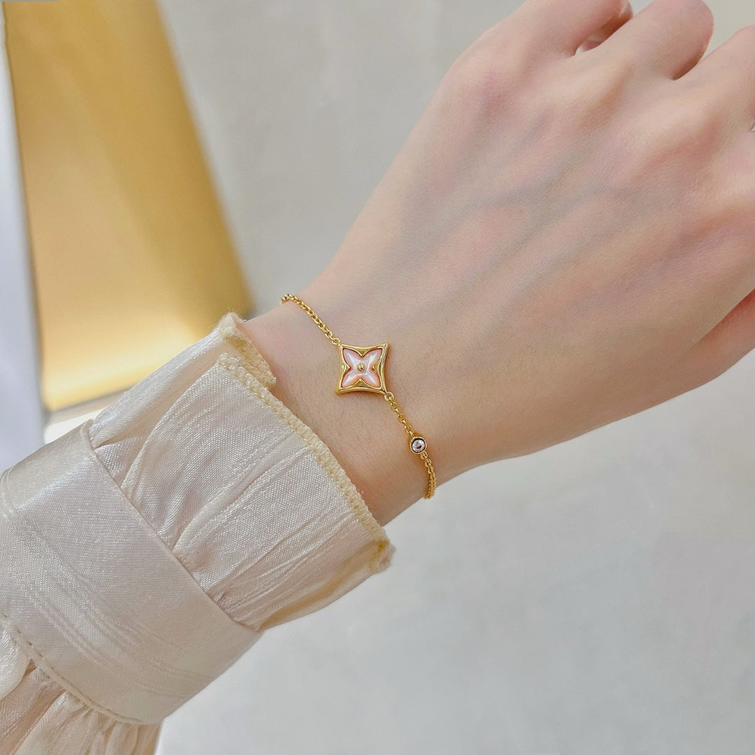 [Loui]STAR 1 DIAMOND PINK GOLD BRACELET