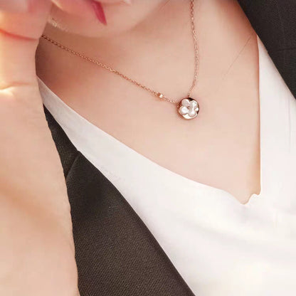 [Loui]SUN MOP GOLD 1 DIAMOND NECKLACE