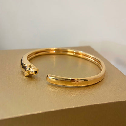 [CAT]PANTHERE GOLD OPEN BRACELET