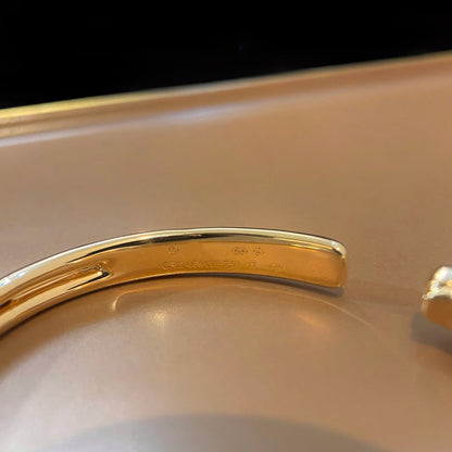 [CAT]PANTHERE GOLD OPEN BRACELET