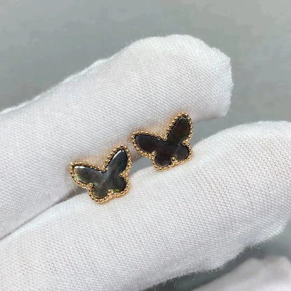 [VCA]BUTTERFLY DARK MOP  EARRINGS