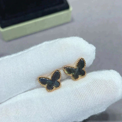 [VCA]BUTTERFLY DARK MOP  EARRINGS