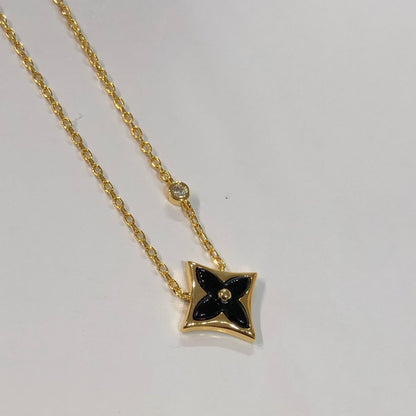 [Loui]STAR BLACK MOP NECKLACE