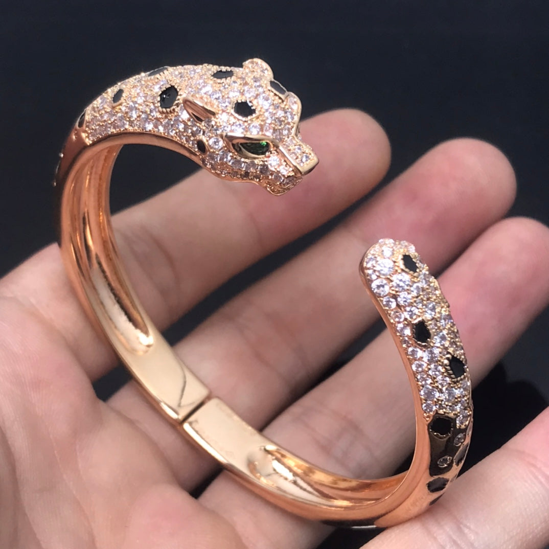 [CAT]PANTHERE BIG BRACELET DIAMONDS