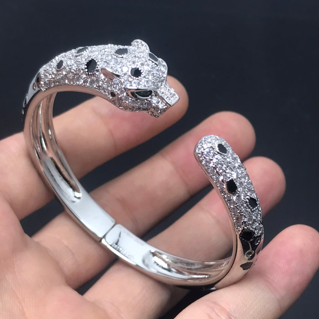 [CAT]PANTHERE BIG BRACELET DIAMONDS