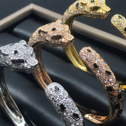 [CAT]PANTHERE BIG BRACELET DIAMONDS