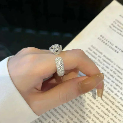 [CAT]PANTHERE 5.5MM ALL DIAMOND RING