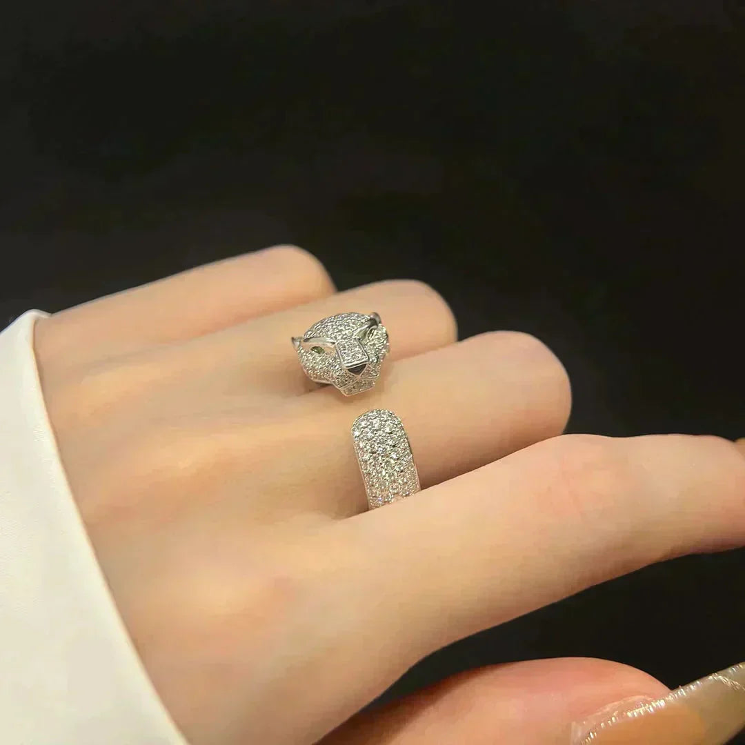 [CAT]PANTHERE 5.5MM ALL DIAMOND RING