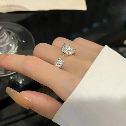 [CAT]PANTHERE 5.5MM ALL DIAMOND RING