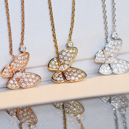 [VCA]BUTTERFLY DIAMOND NECKLACE