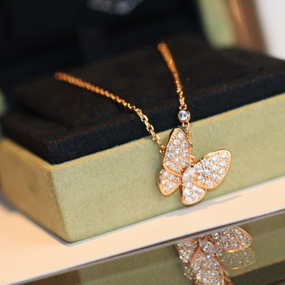 [VCA]BUTTERFLY DIAMOND NECKLACE