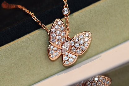 [VCA]BUTTERFLY DIAMOND NECKLACE