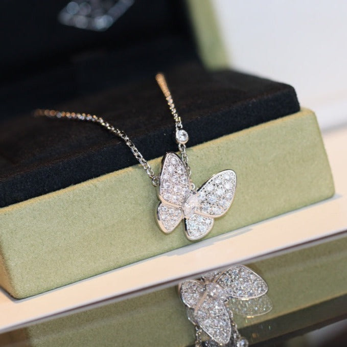 [VCA]BUTTERFLY DIAMOND NECKLACE