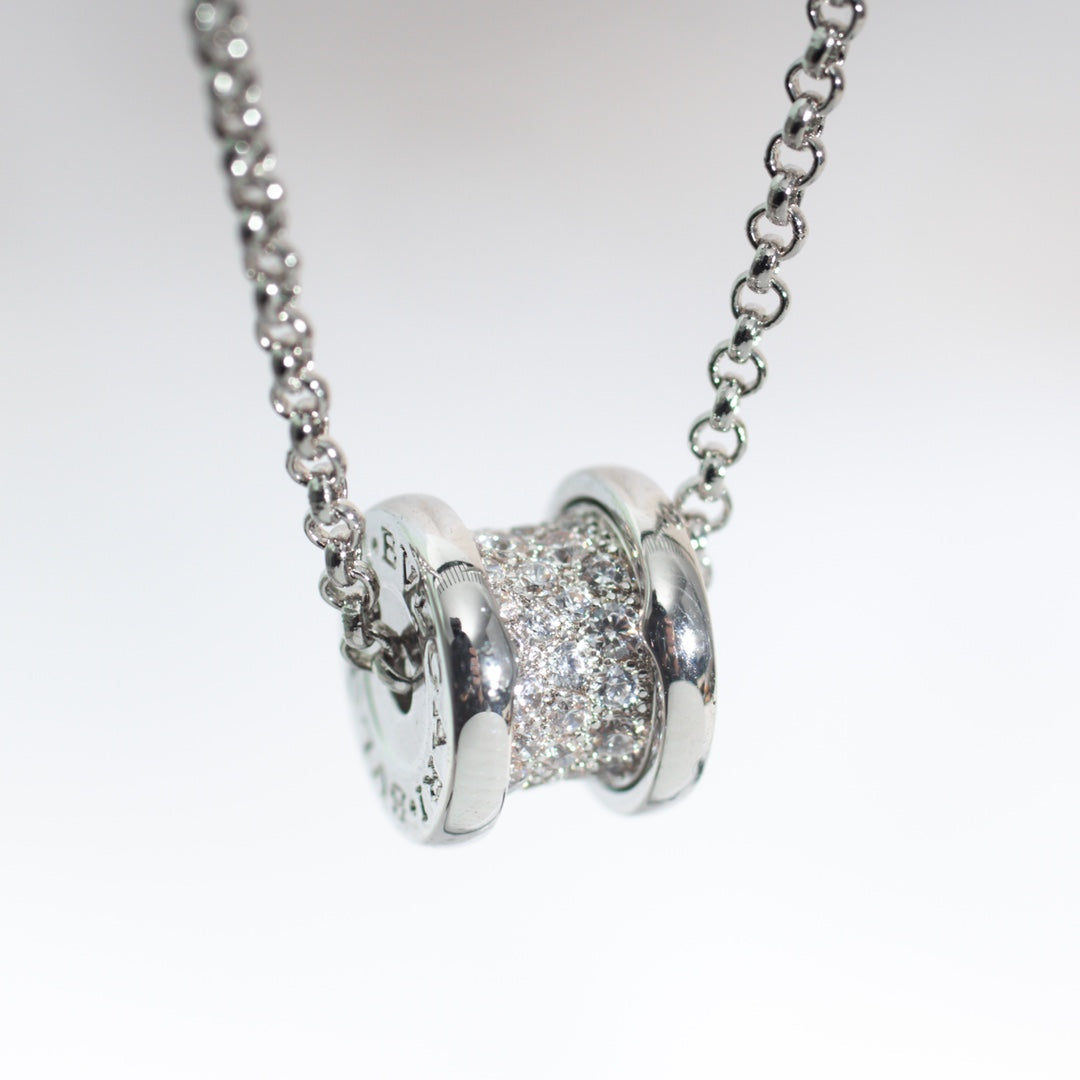 [Blar]ZERO 1 SILVER DIAMOND NECKLACE