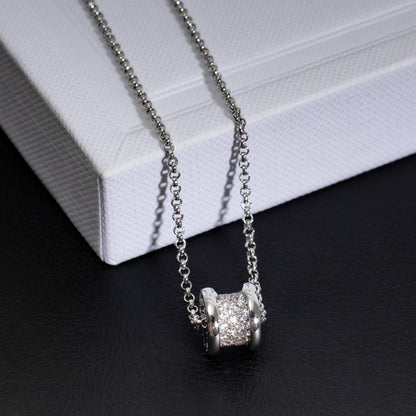 [Blar]ZERO 1 SILVER DIAMOND NECKLACE