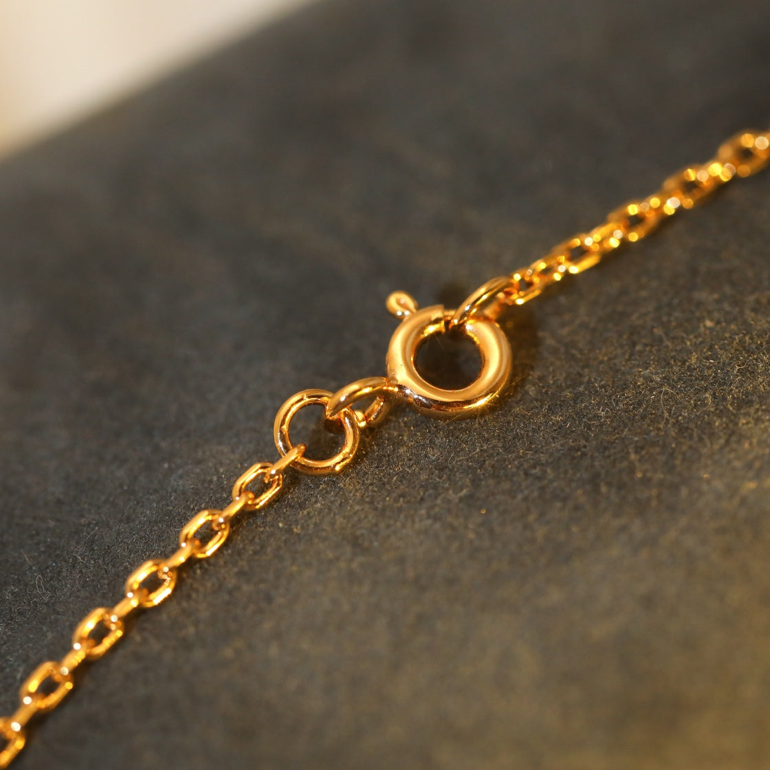 [Loui]SUN PEDANT PINK GOLD 1 DIAMOND NECKLACE