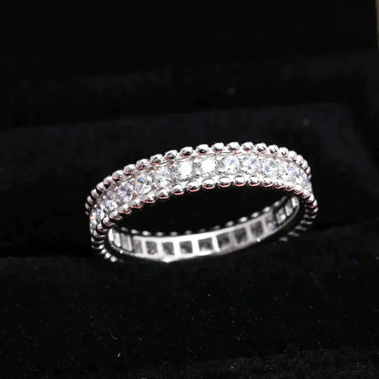 [VCA]PERLEE DIAMOND SILVER RING